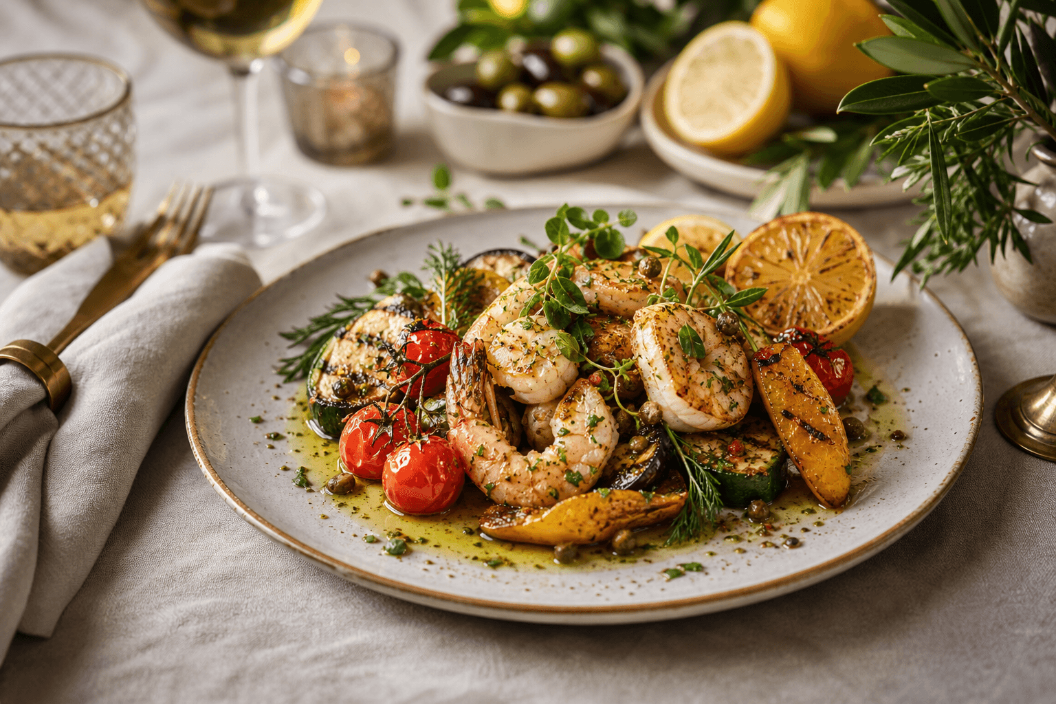 Mediterranean cuisine inspiration